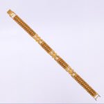 22KT Gold Link Cross Motif Bracelet