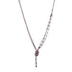 18KT Rose Gold Multi Layered Lariat Chain