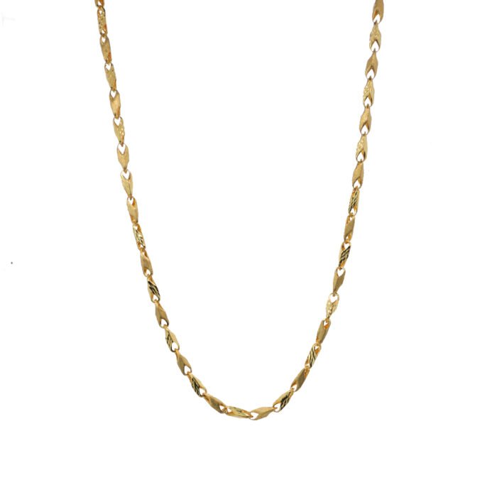 22KT Gold Royal Figaro Chain - Image 1