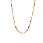 22KT Gold Stylish Figaro Chain