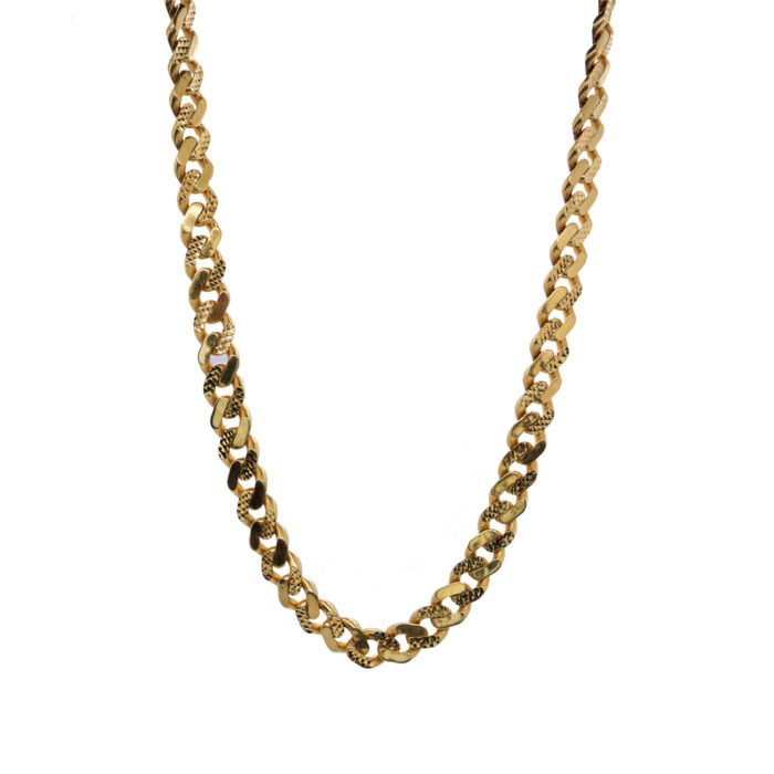 22KT Gold Opulent Cuban Chain - Image 1