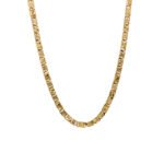 22KT Gold Statement Flat Linked Chain