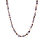 18KT Rose & White Gold Majestic Link Chain