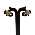 18KT Gold Trendy Diamond Earrings