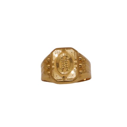 22KT Gold Regal Signet Ring