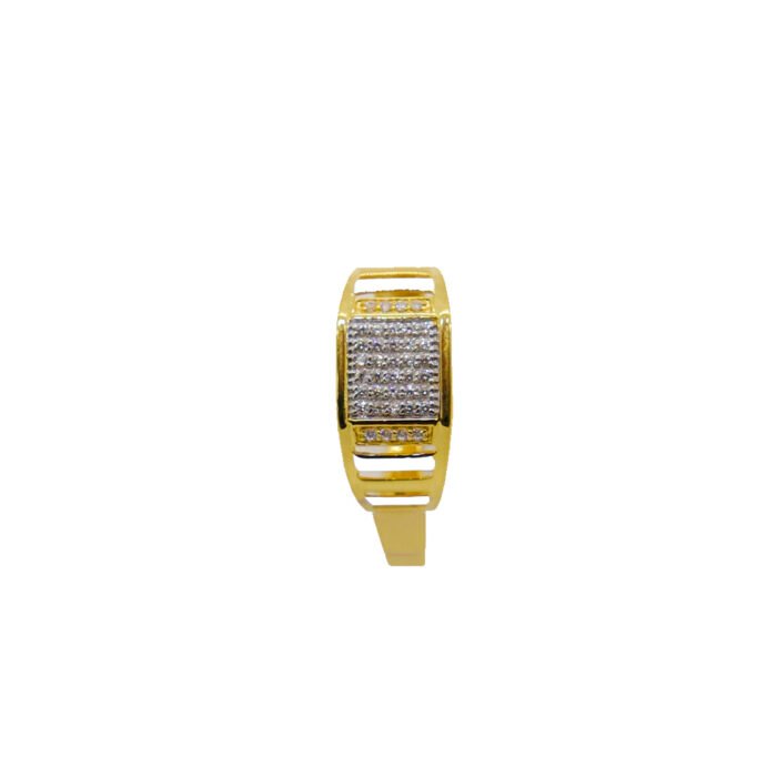 22KT Gold Iconic Diamond Ring - Image 1